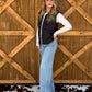 Boot Stitch Puffer Vest *Black