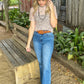 Country Tooled Mesh Top