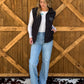 Boot Stitch Puffer Vest *Black