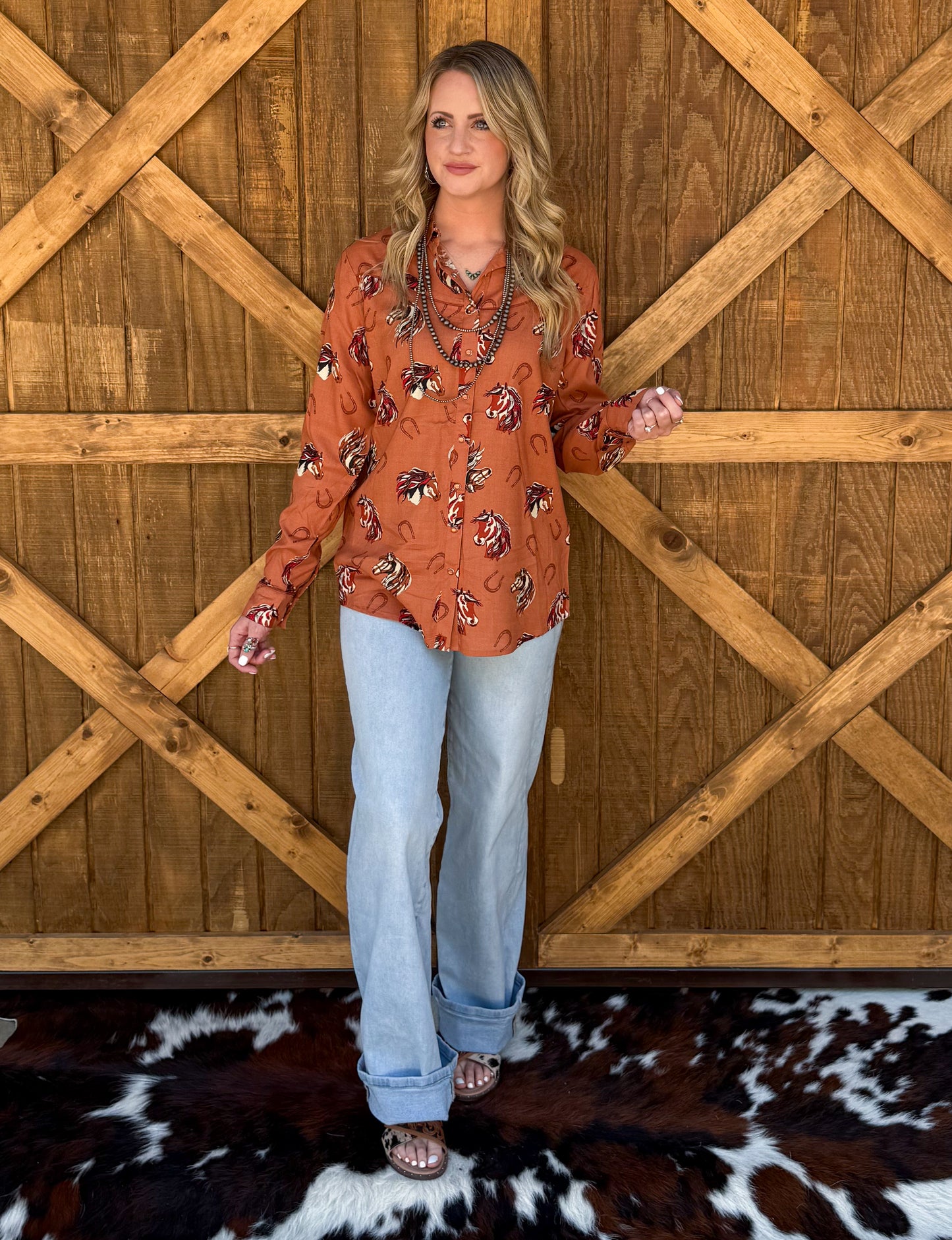 Shenandoah Pearl Snap Top