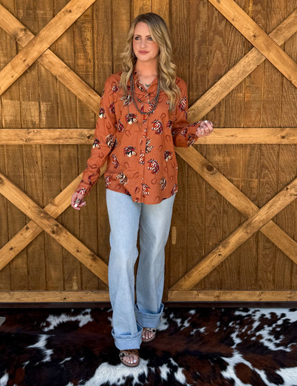 Shenandoah Pearl Snap Top