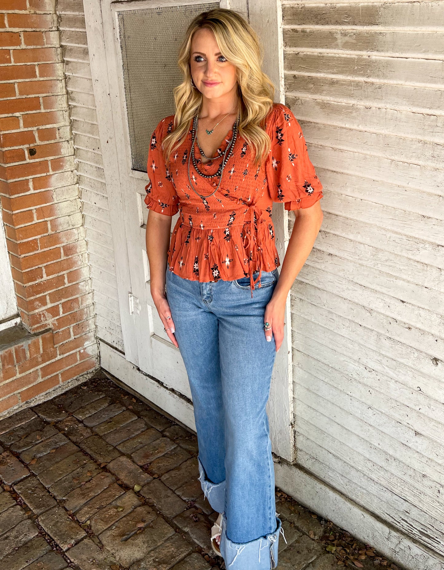 The Betty Top *Rust