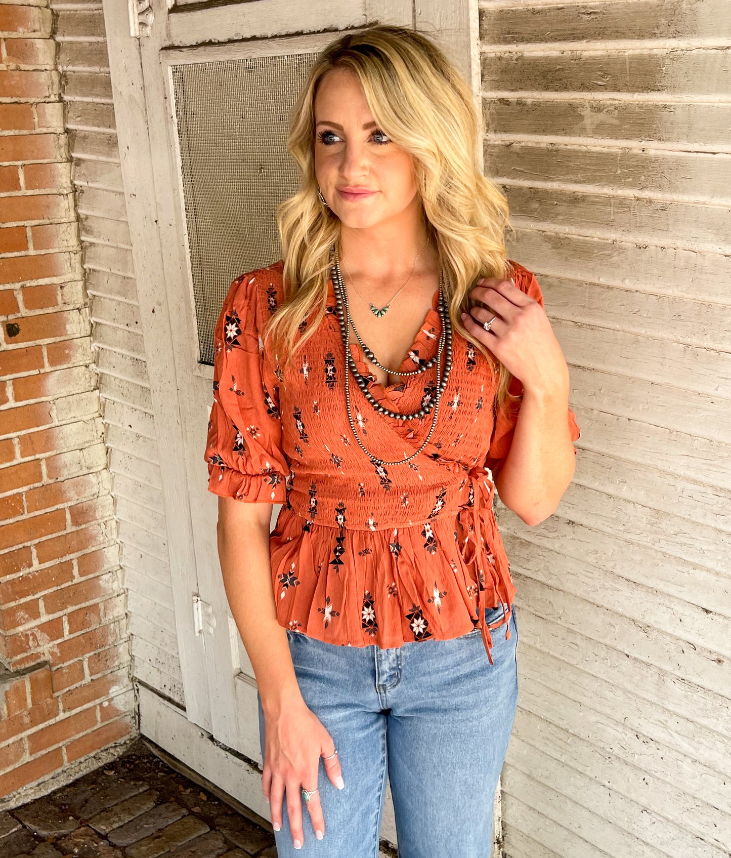 The Betty Top *Rust