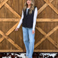 Boot Stitch Puffer Vest *Black