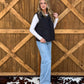 Boot Stitch Puffer Vest *Black