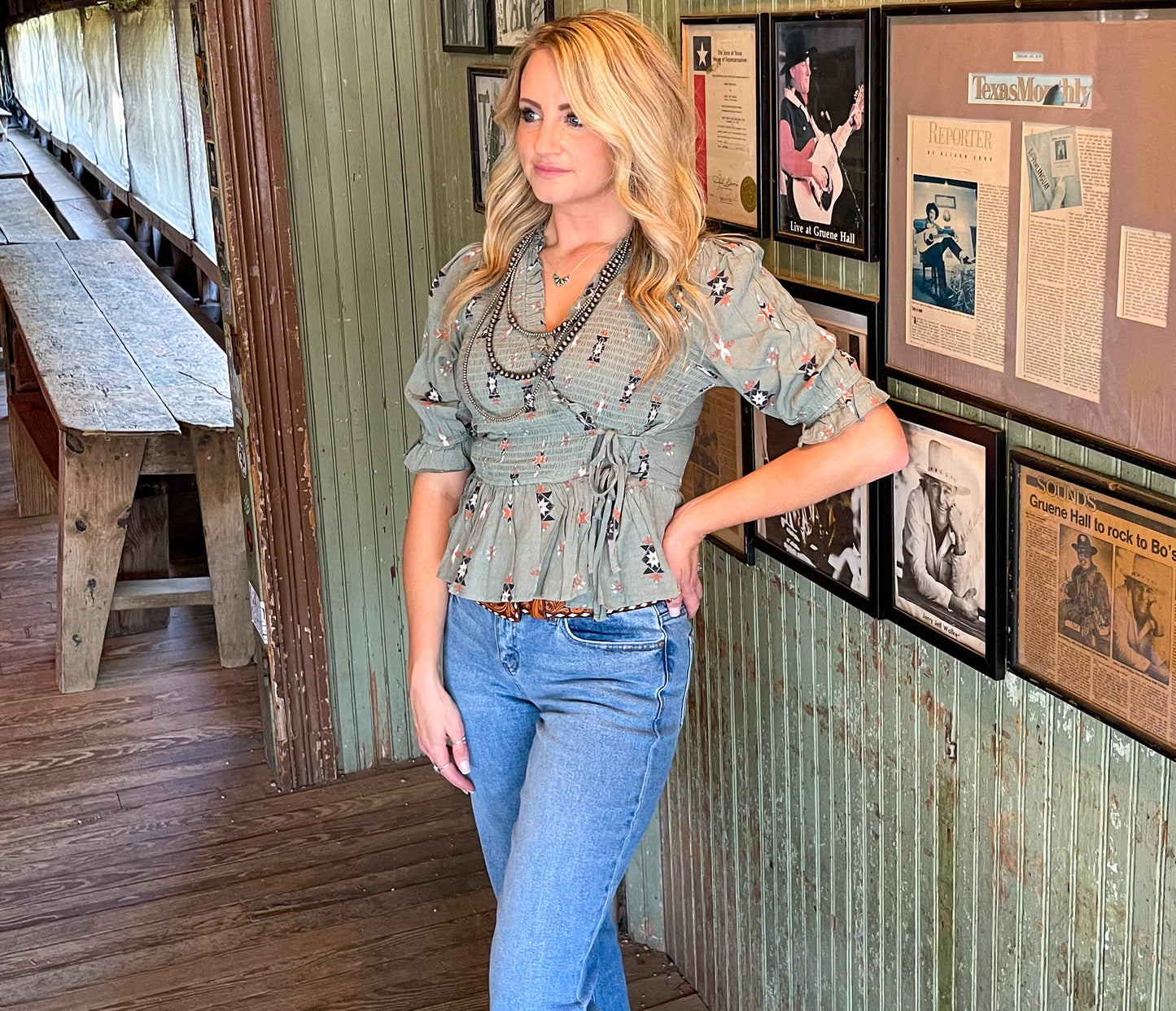 The Betty Top *Dusty Olive