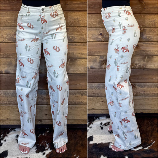 Cowboys & Horseshoes Pants