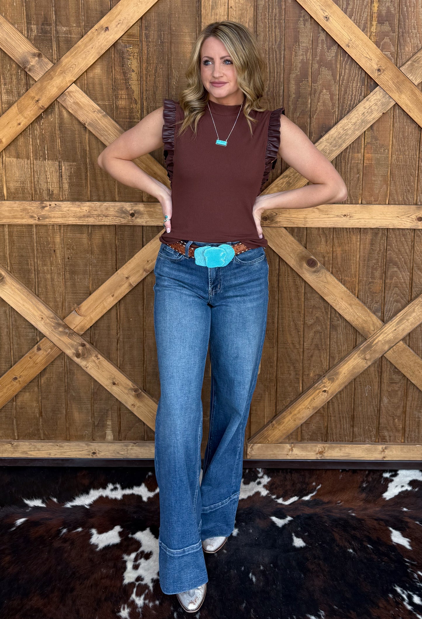The Betty Top *Chocolate