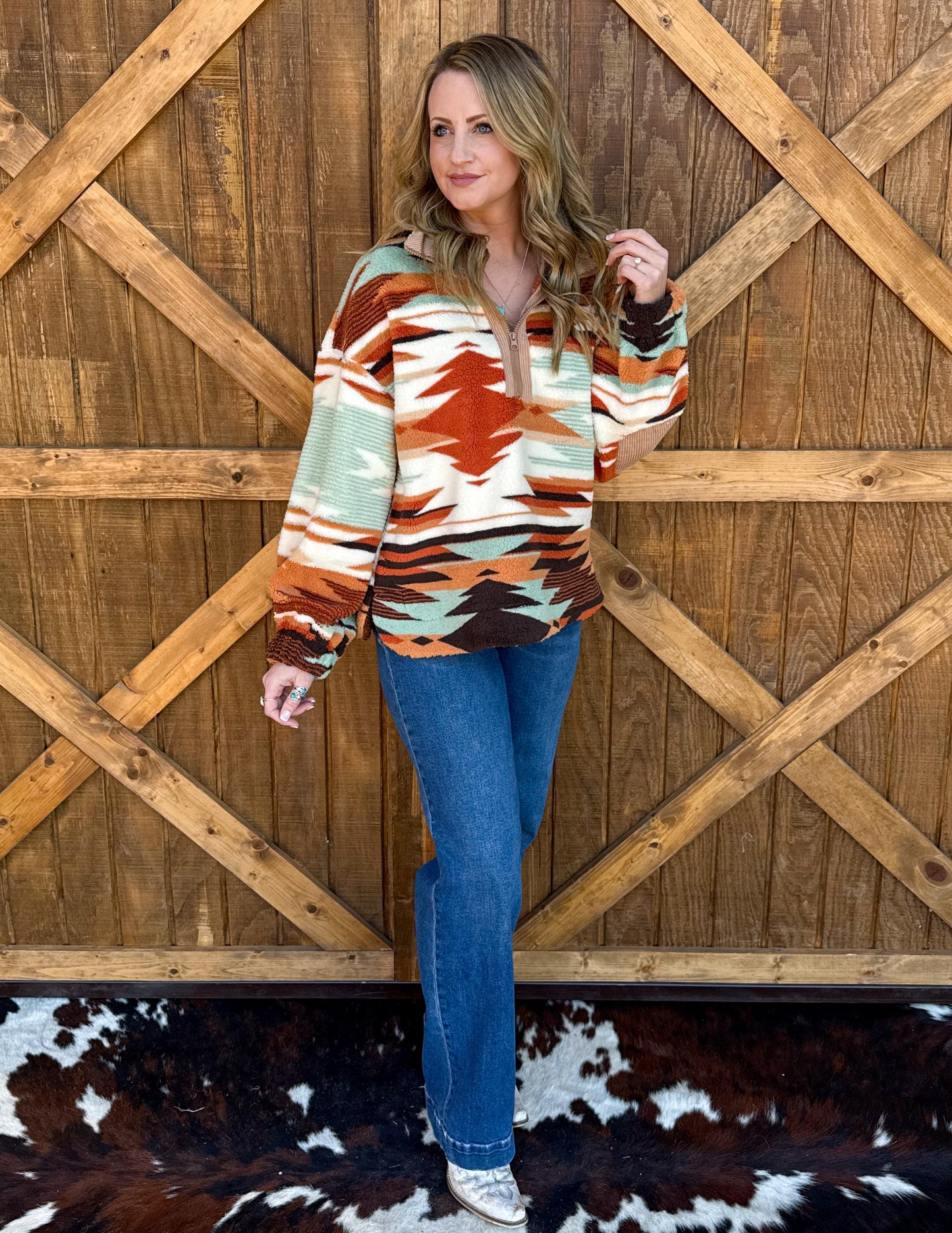 Get Western Pullover *Mint