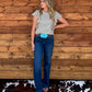 Striped Ruffle Top