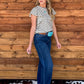 Striped Ruffle Top