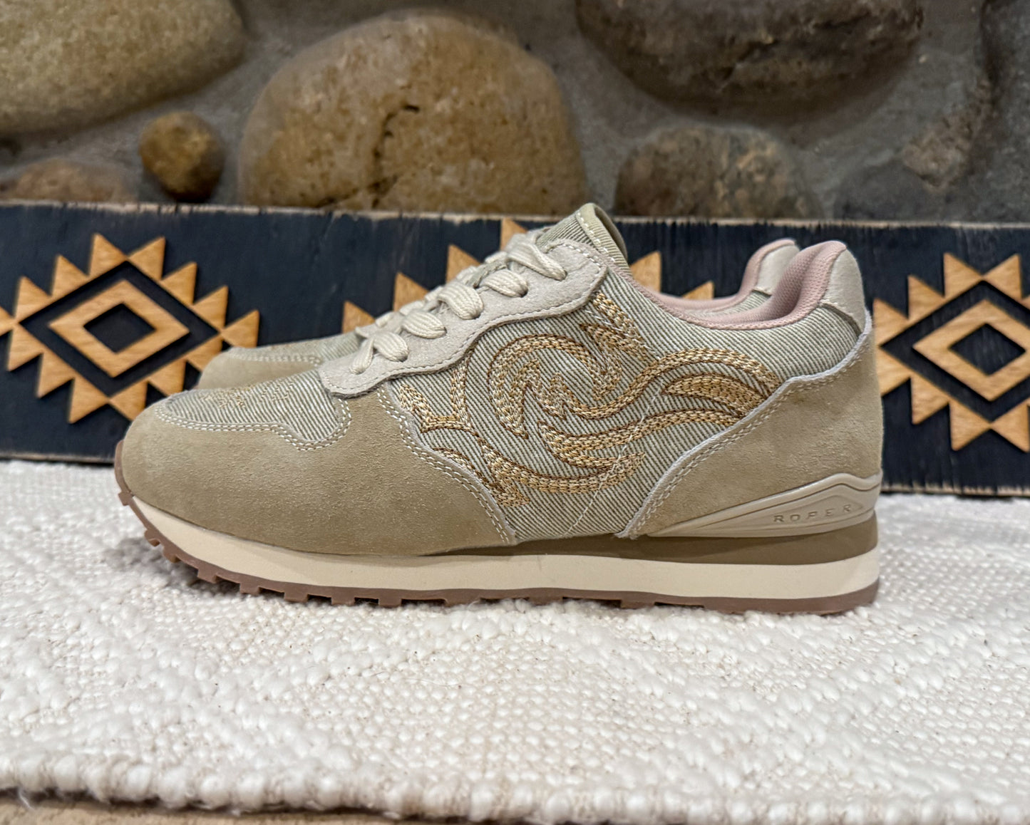 The Western Tennis Shoes *Light Tan