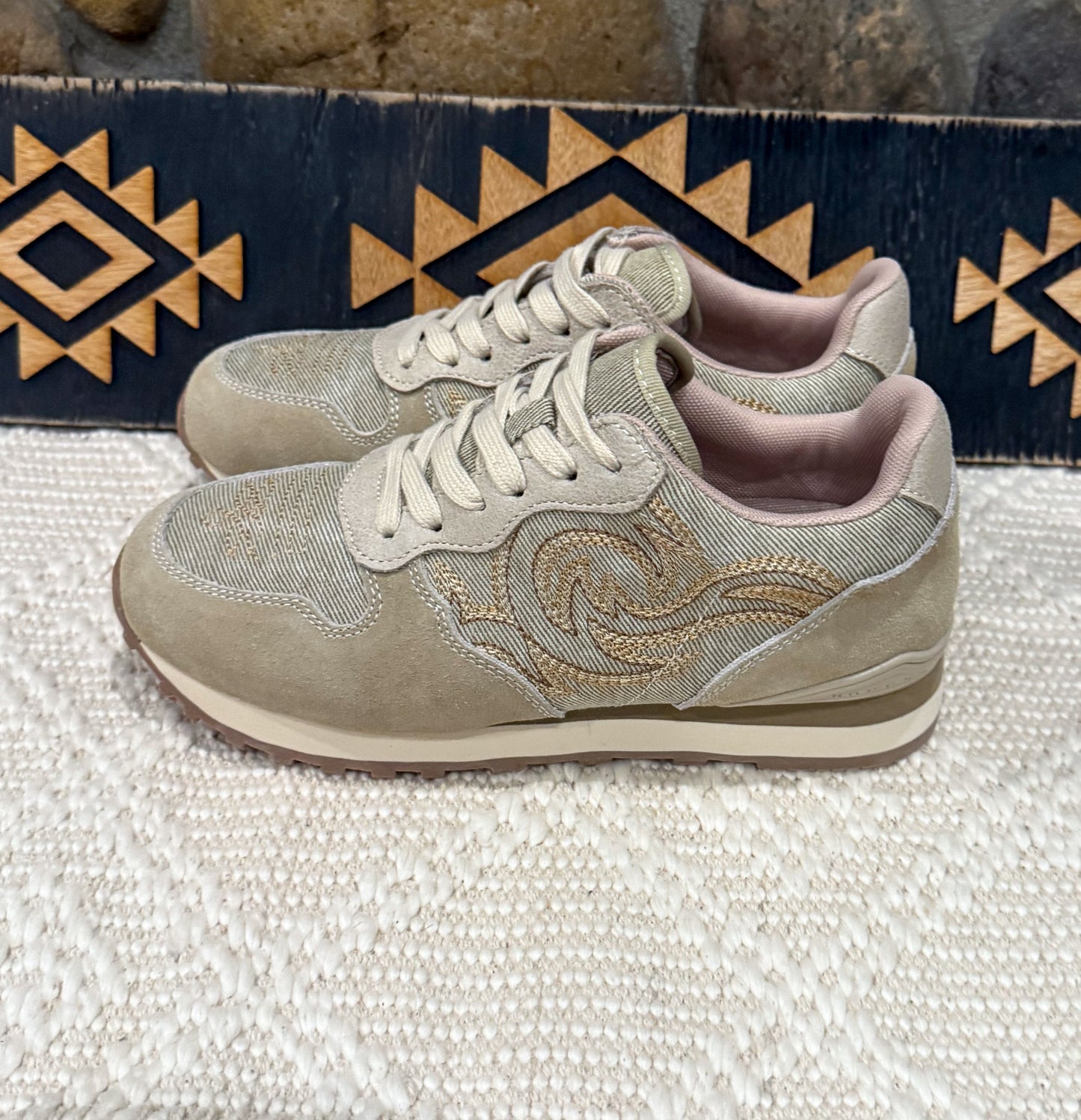 The Western Tennis Shoes *Light Tan
