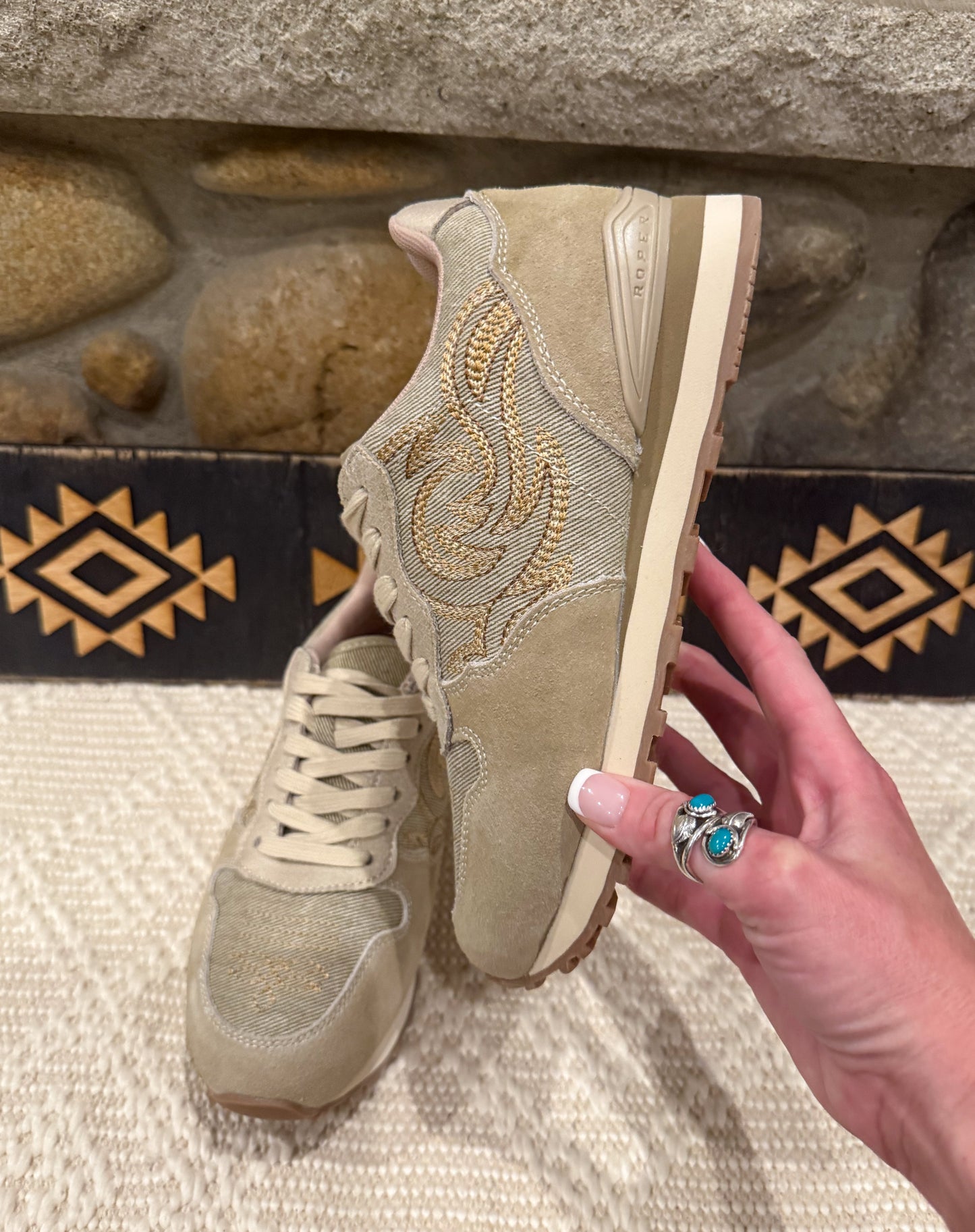The Western Tennis Shoes *Light Tan