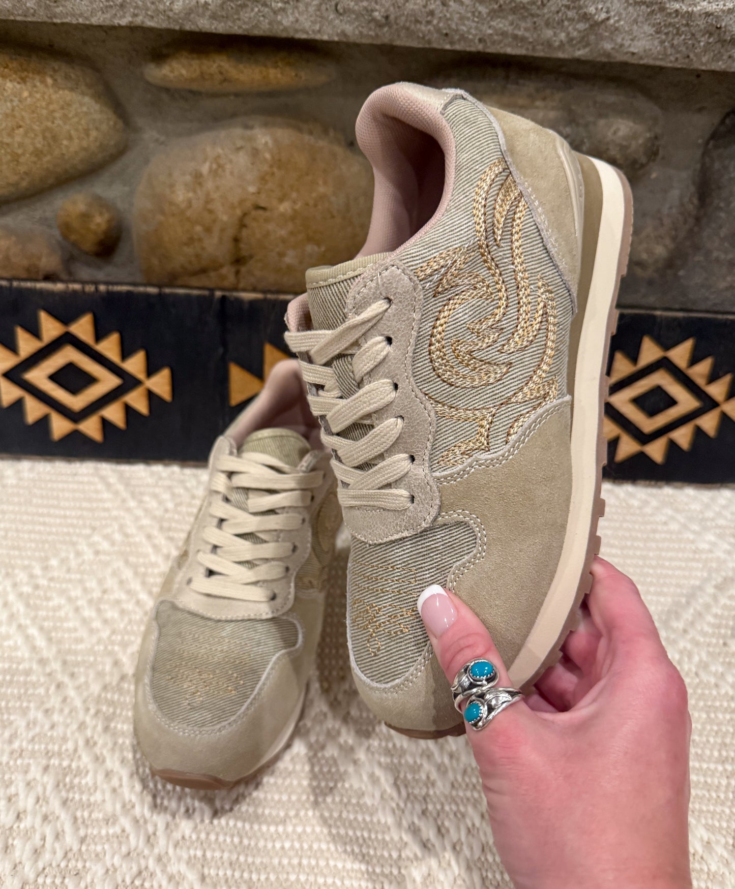 The Western Tennis Shoes *Light Tan