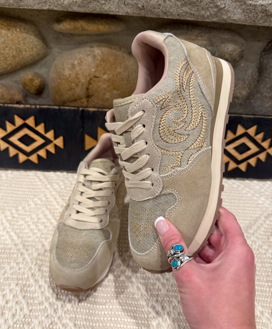 The Western Tennis Shoes *Light Tan