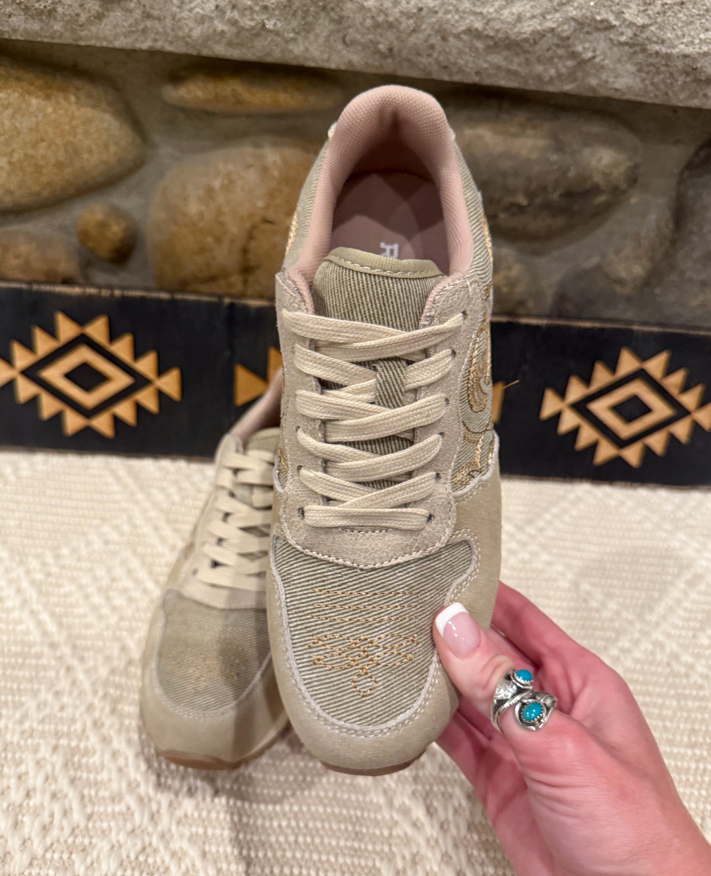 The Western Tennis Shoes *Light Tan