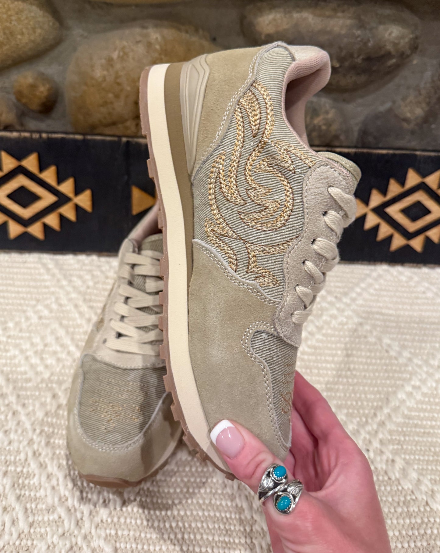The Western Tennis Shoes *Light Tan