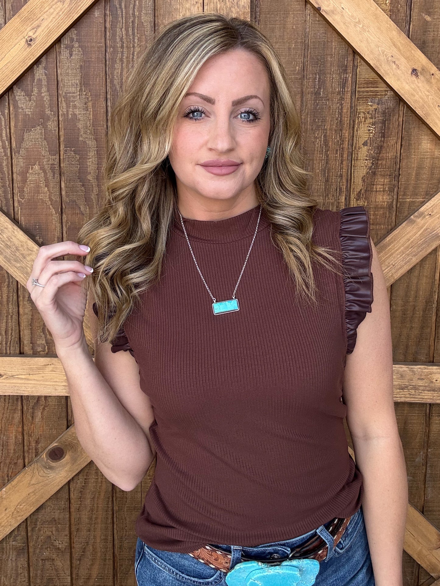 The Betty Top *Chocolate