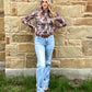 Wanted Cowboy Mesh Top