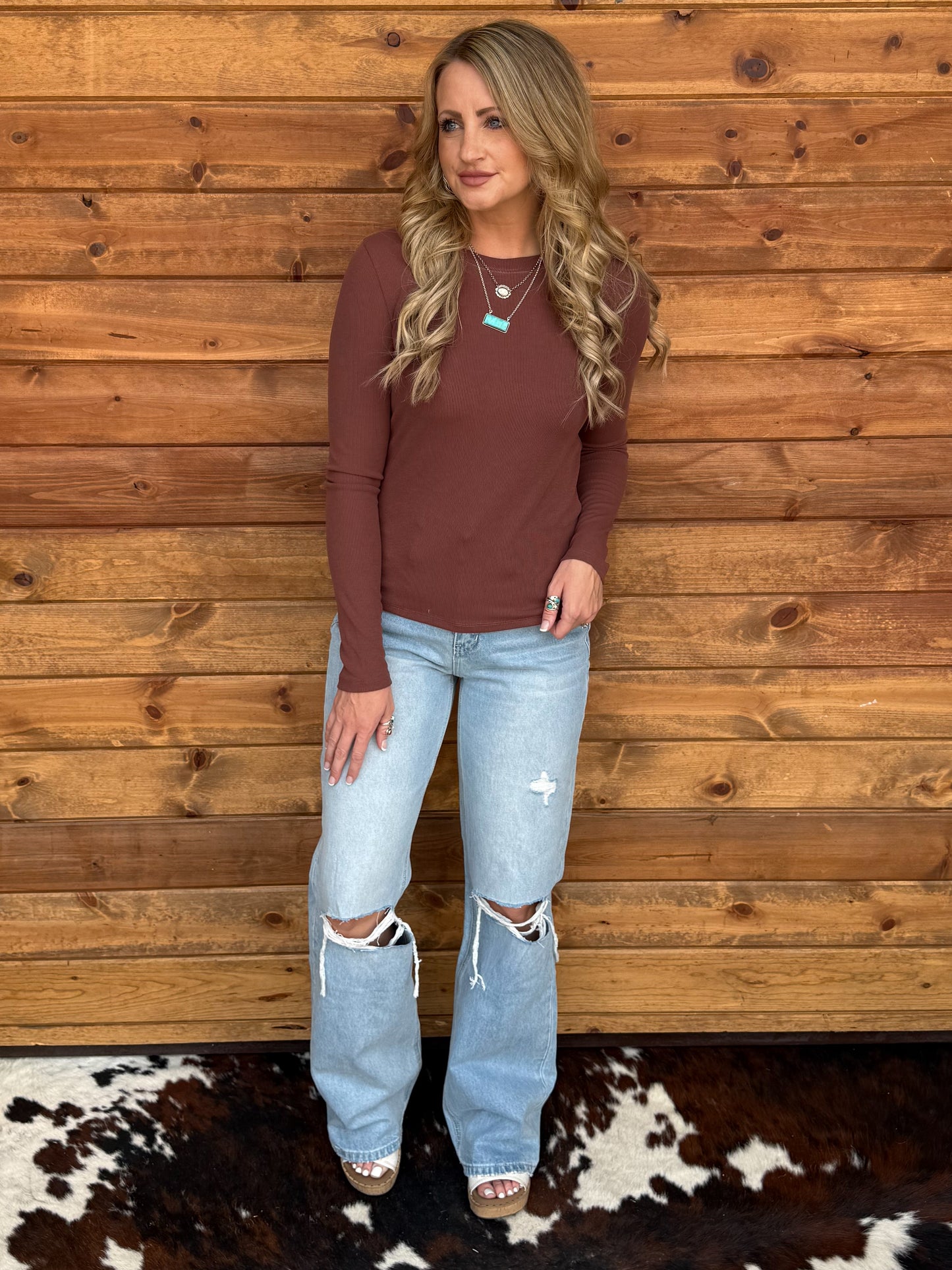The Whitney Long Sleeve *Espresso