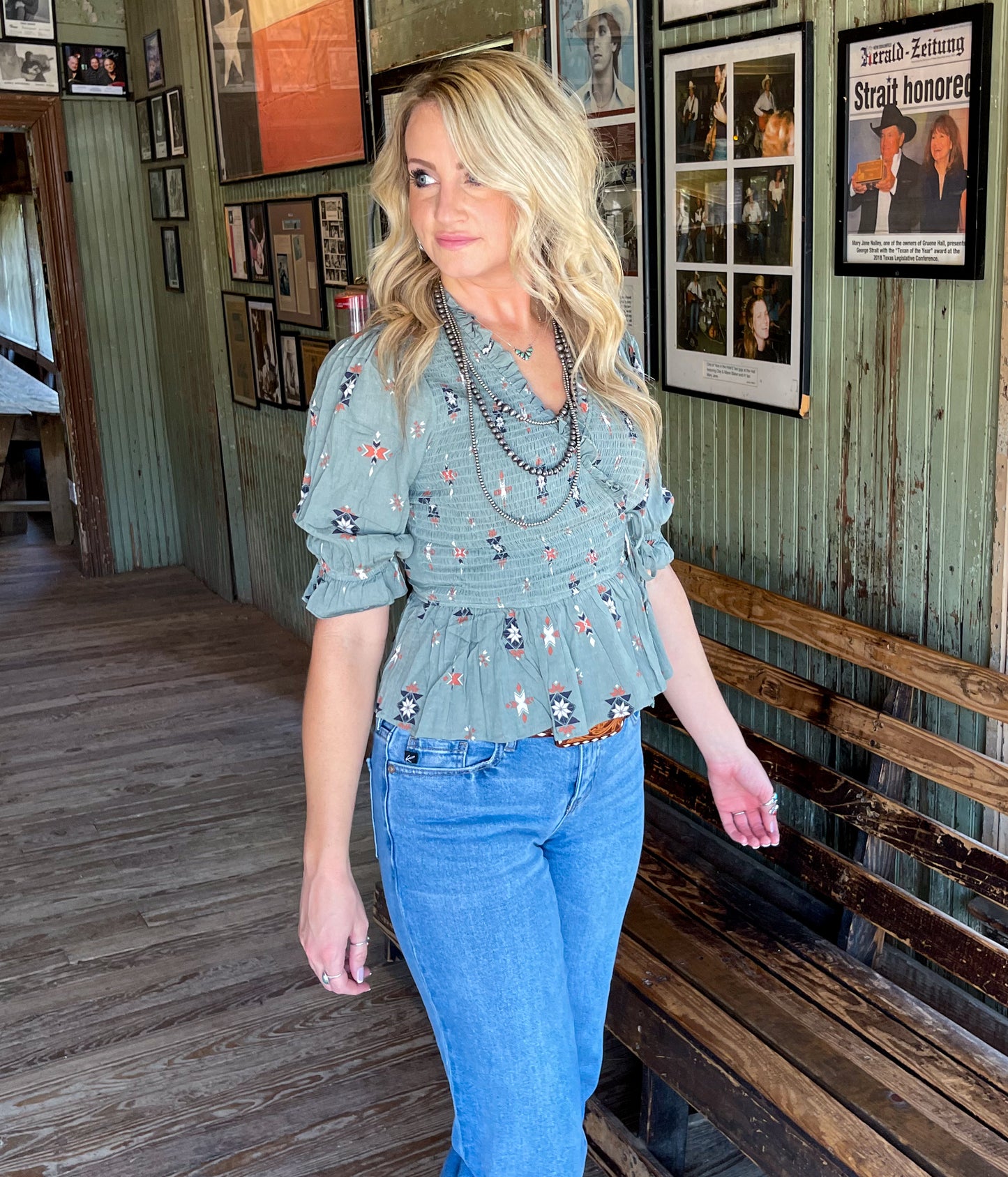 The Betty Top *Dusty Olive