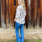 Roping Cowboy Button-Up Top