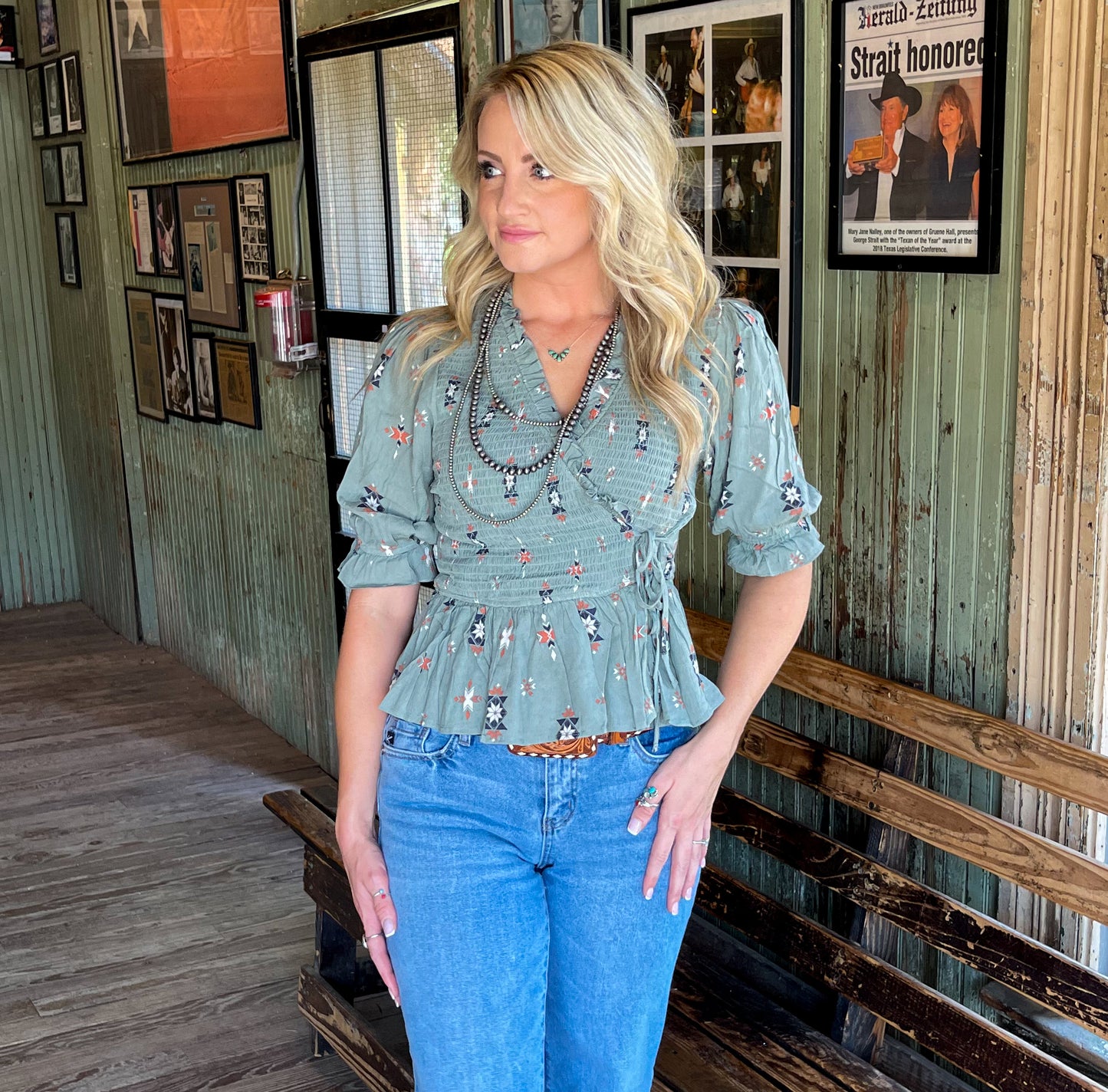 The Betty Top *Dusty Olive