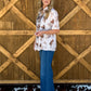 Saddle Rose Button-Up Top