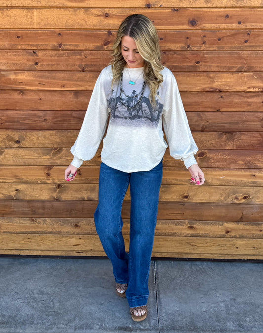 Old Time Cowboys Long Sleeve