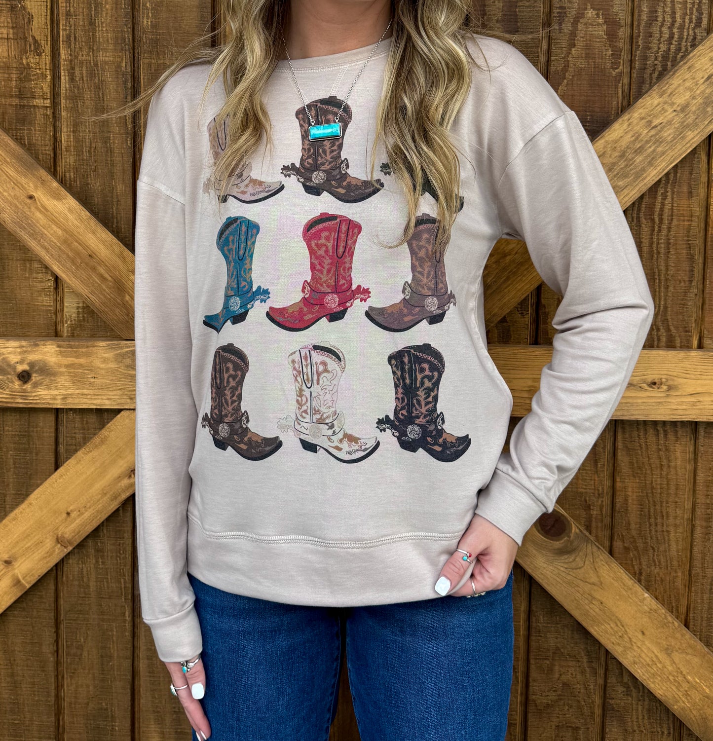 Spurs & Boots Long Sleeve