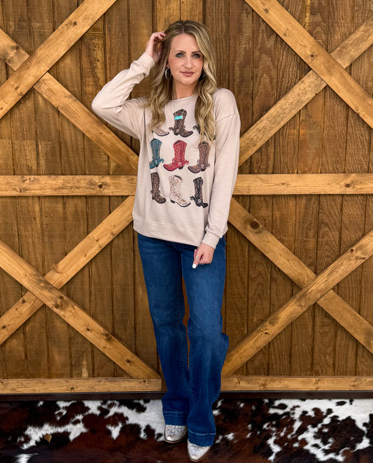 Spurs & Boots Long Sleeve