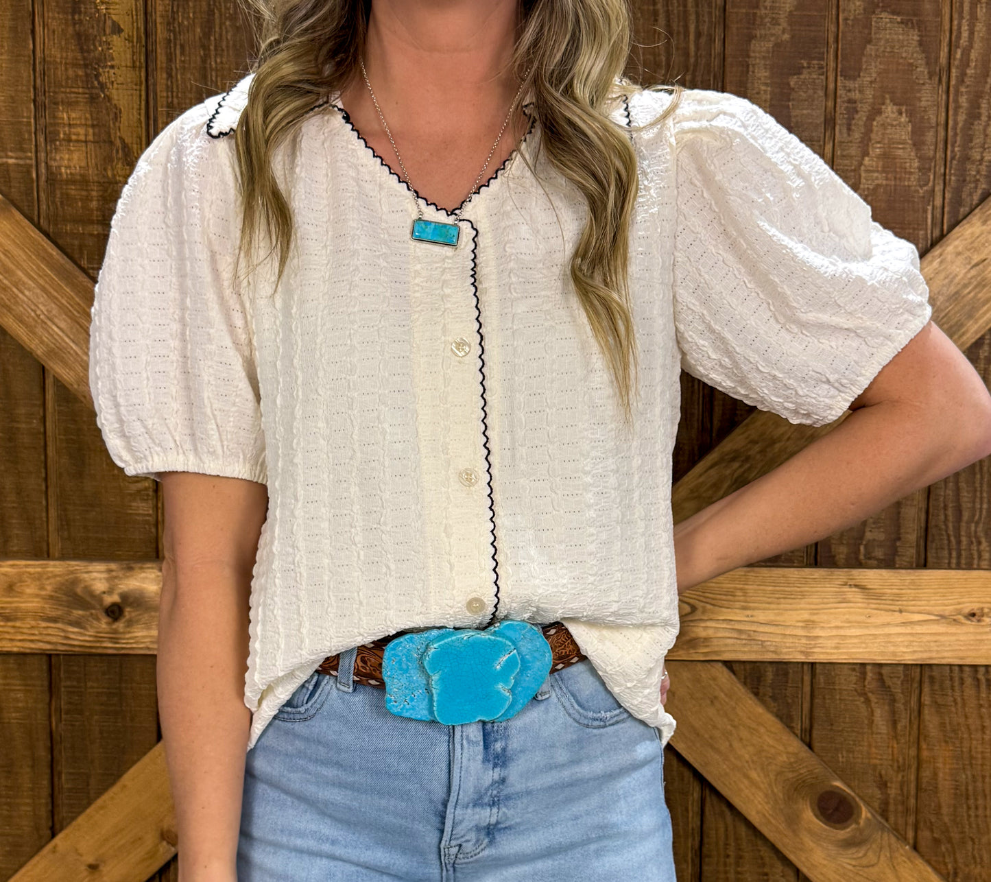 Classy Cowgirl Blouse