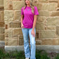 Solid Choices Top *Pinky Pop