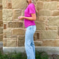 Solid Choices Top *Pinky Pop