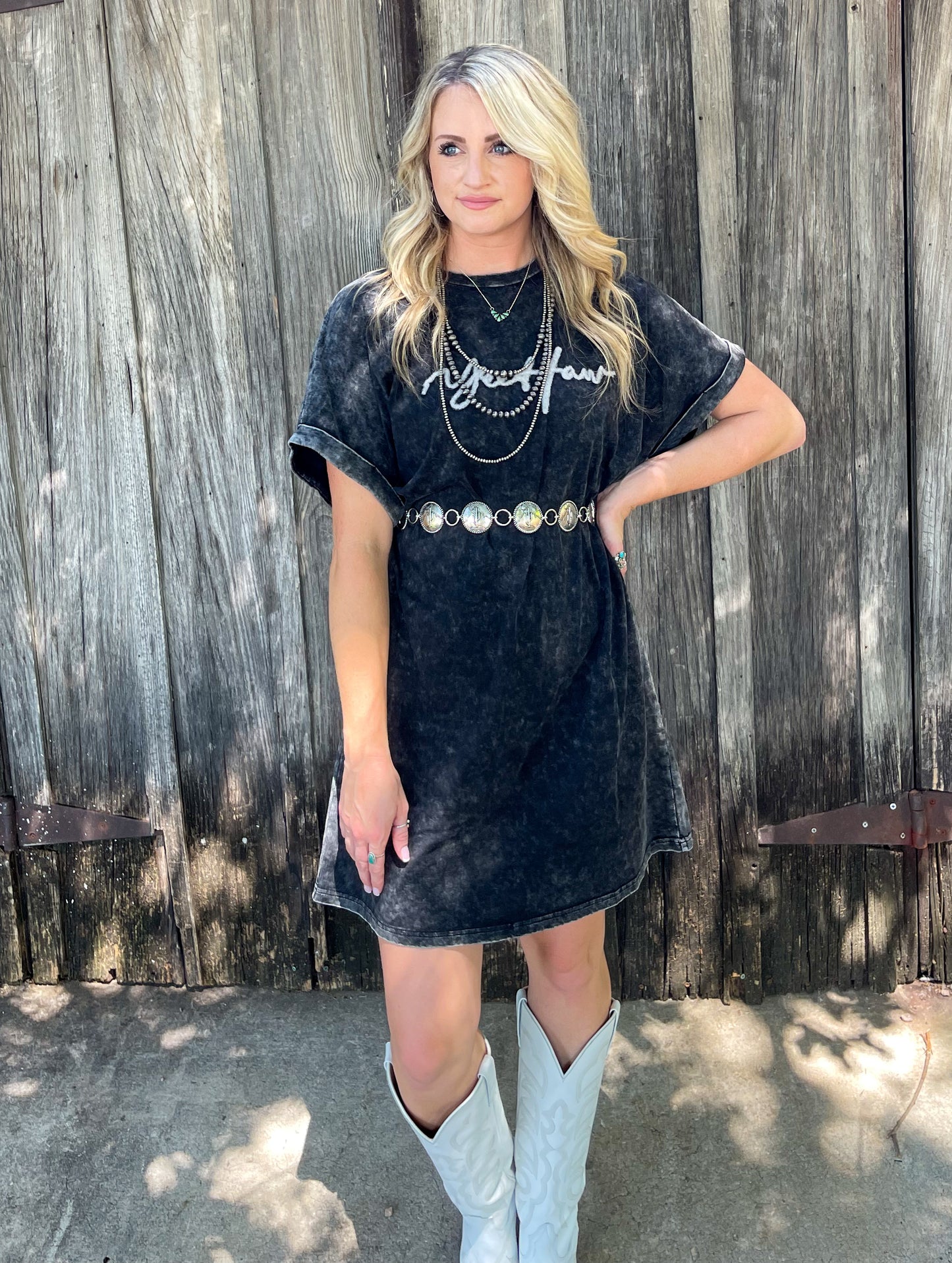 Yee-Haw T-Shirt Dress