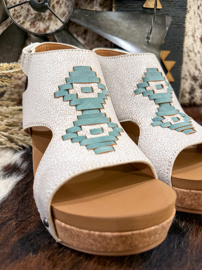 Hana Wedges *Turquoise