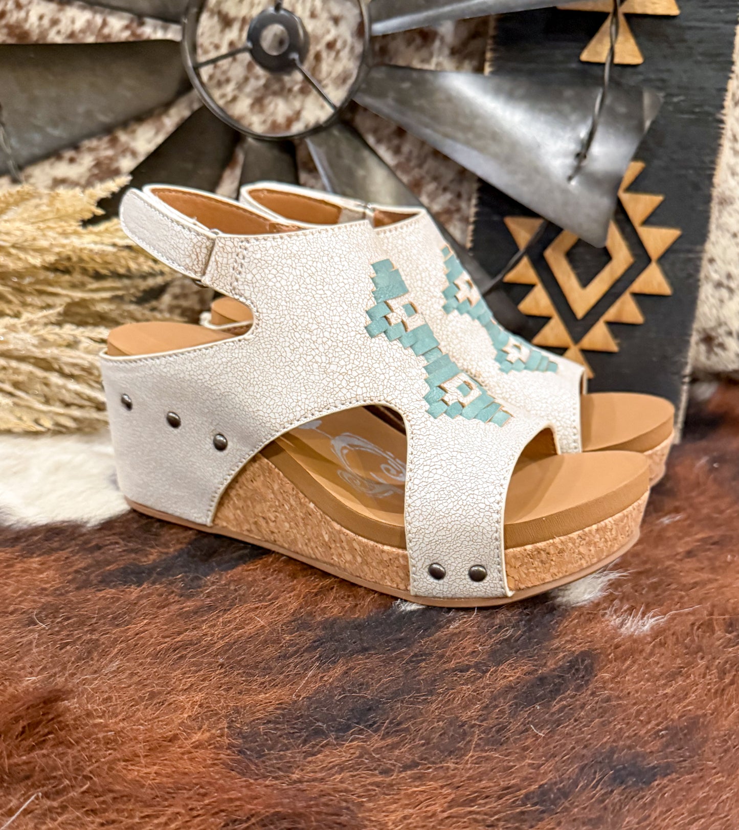 Hana Wedges *Turquoise