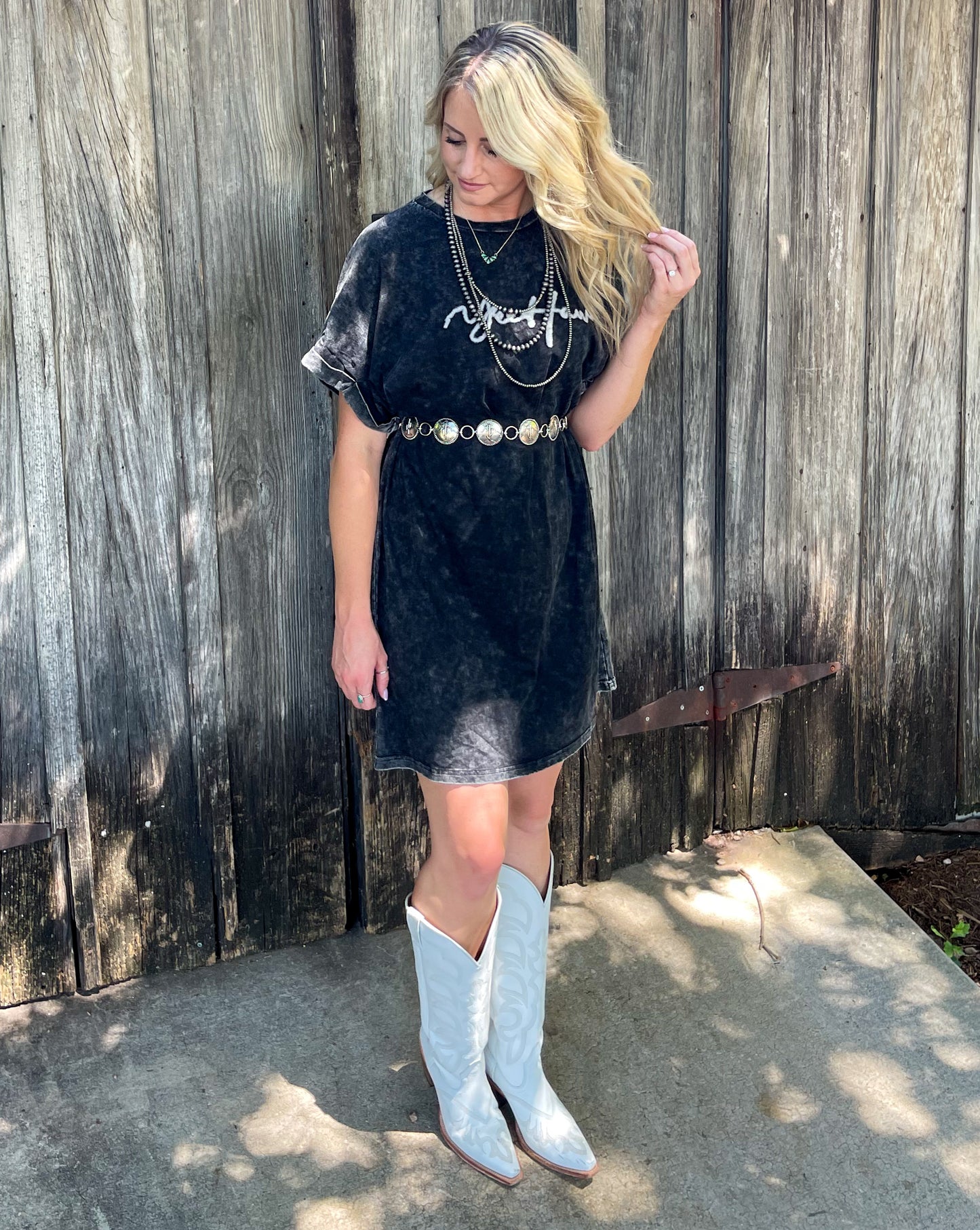 Yee-Haw T-Shirt Dress