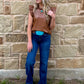 Saddle Faux Leather Tank