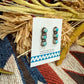 Turquoise 3-Stone Small Earrings