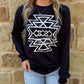 Midnight Aztec Long Sleeve