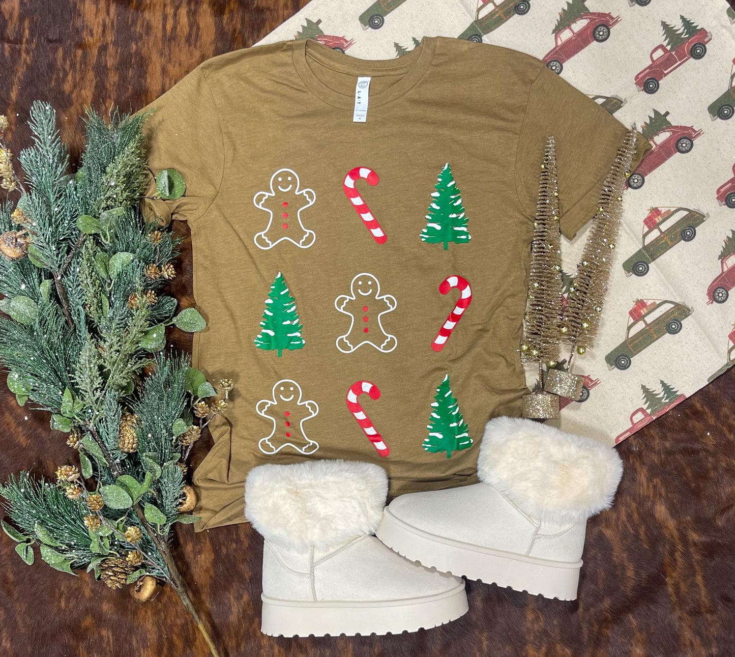 Gingerbread Christmas Tee