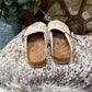 Iris Tooled Slip-Ons *Cream