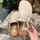 Iris Tooled Slip-Ons *Cream