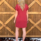 Jolene T-Shirt Dress *Brick