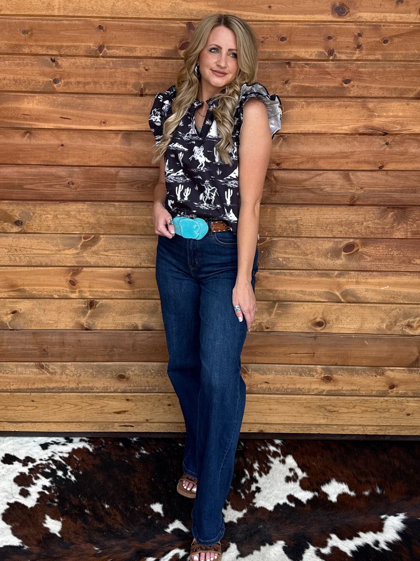 Midnight Rancher Blouse