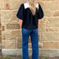 Western Embroidered Blouse *Black