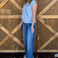 The Heather Top *Blue