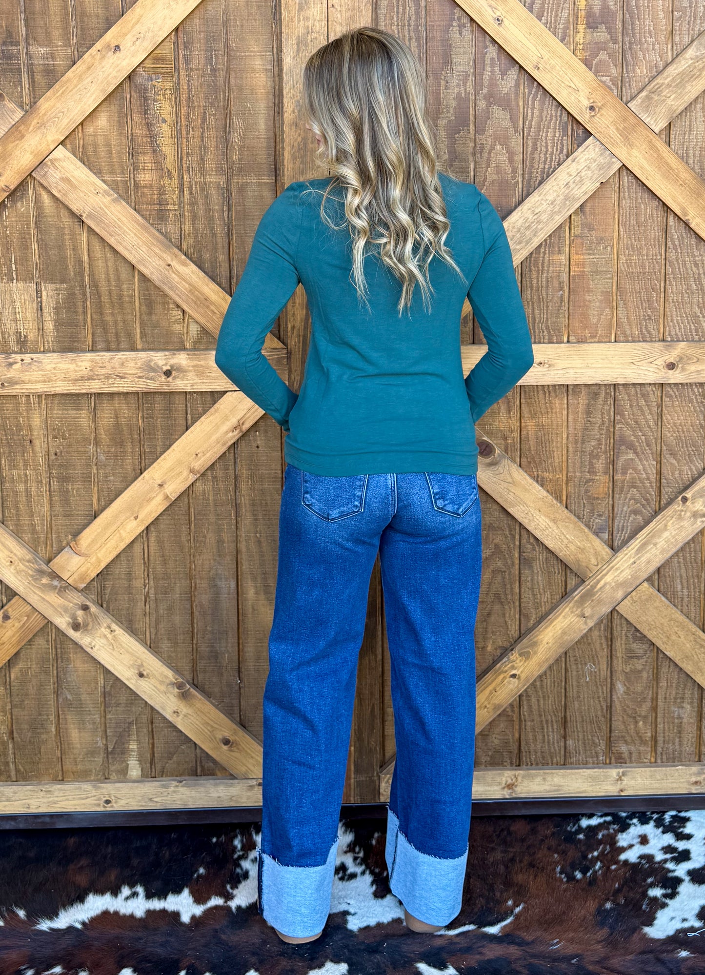 Madelyn Basic Long Sleeve *Teal